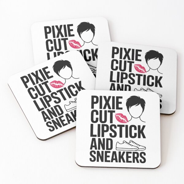 Item preview, Pixie Cut Lipstick and Sneakers Short Hair Style designed and sold by tigersLove.