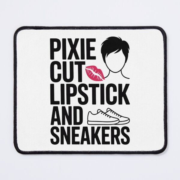 Item preview, Pixie Cut Lipstick and Sneakers Short Hair Style designed and sold by tigersLove.