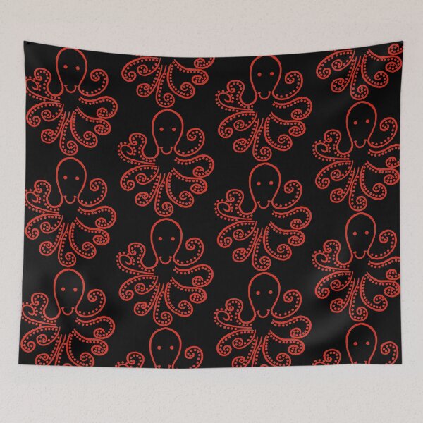Item preview, Strange red octopus designed and sold by Lagueny.