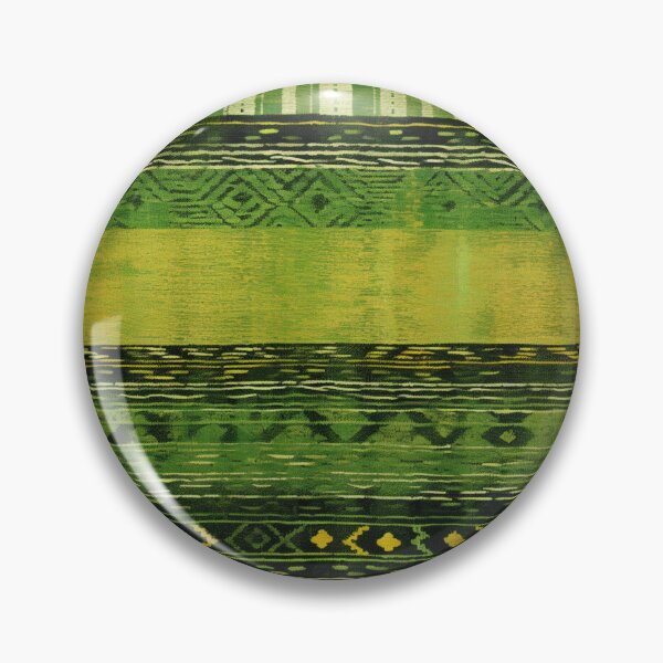 Item preview, Moroccan Carpet with Green Striped Pattern designed and sold by GrinGalore.