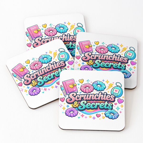 Item preview, Scrunchies & Secrets Shirt – Vintage 90s Girl Nostalgia Tee | Retro Sleepover Aesthetic designed and sold by MEMORY-LN-Tees.