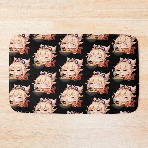 Item preview, Yoimiya Genshin Impact Sunny Kawaii Ramen Chibi Slurp Energy designed and sold by mildaclairmo.