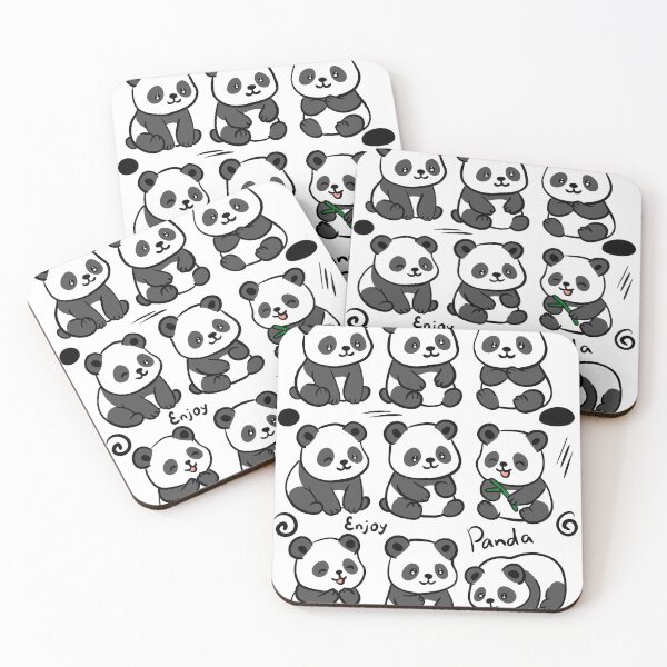 Item preview, Happy Cozy Panda Kawaii Sticker Pack and Journaling Set designed and sold by LYAN-STORE.