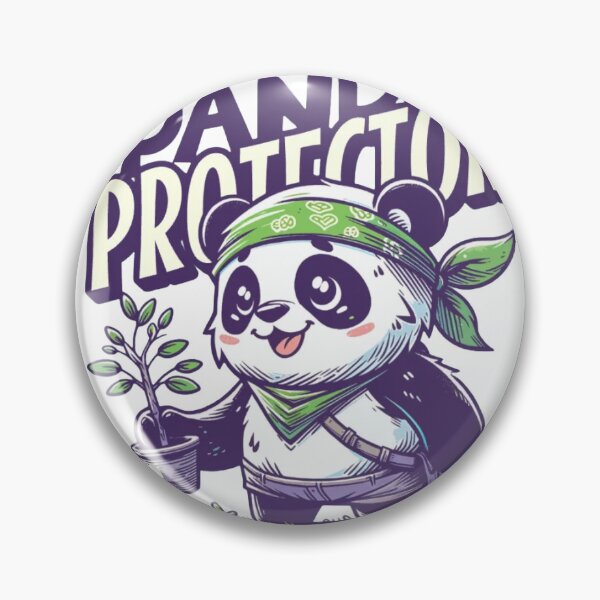 Item preview, Panda Protector Saving Trees Nature Conservation Art designed and sold by nikita021.