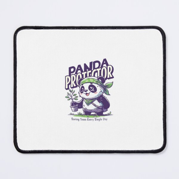 Item preview, Panda Protector Saving Trees Nature Conservation Art designed and sold by nikita021.