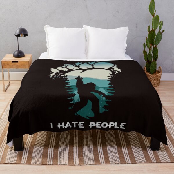 Item preview, I Hate People Bigfoot Big Foot designed and sold by MagicEagleStore.