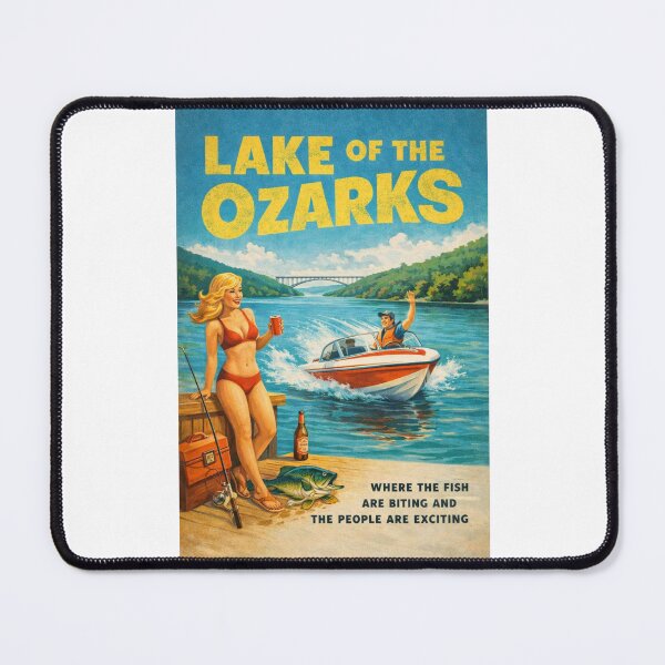 Item preview, Lake of the Ozarks Missouri Reservoir Landscape along Bagnell Dam and Osage River in the Ozark Mountains designed and sold by Places On Earth.