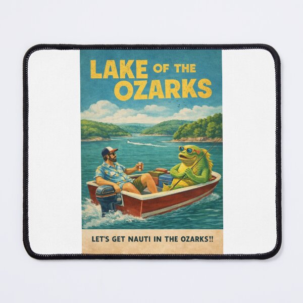 Item preview, Lake of the Ozarks Missouri Osage River Reservoir in the Ozark Mountains near Bagnell Dam and Ha Ha Tonka State Park designed and sold by Places On Earth.