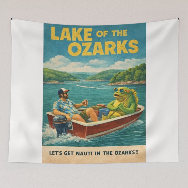 Item preview, Lake of the Ozarks Missouri Osage River Reservoir in the Ozark Mountains near Bagnell Dam and Ha Ha Tonka State Park designed and sold by Places On Earth.