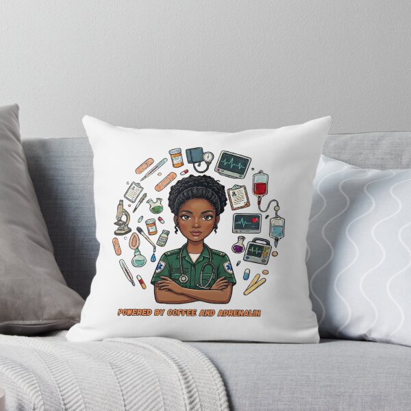 Item preview, Powered by coffee and adrenalin (paramedic) designed and sold by Nurse Eve.
