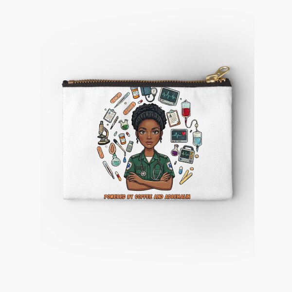 Item preview, Powered by coffee and adrenalin (paramedic) designed and sold by Nurse Eve.