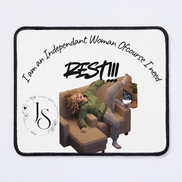 Item preview, Independent Woman Who Needs rest Honest Self-Care Art designed and sold by JayuSoul 자유Soul.