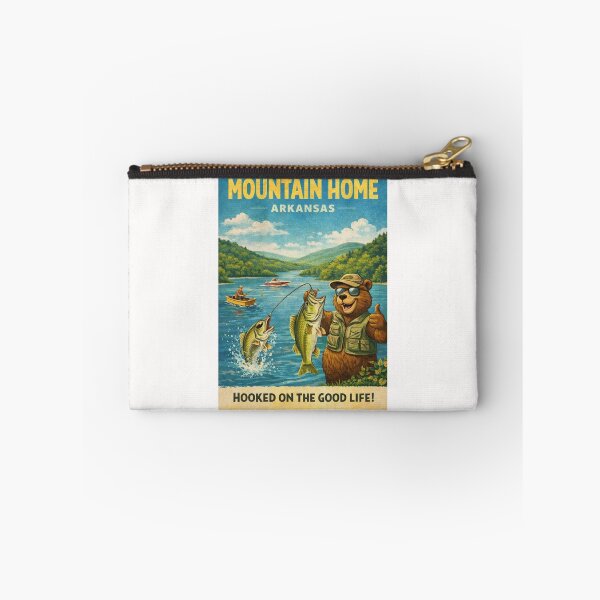 Item preview, Mountain Home Arkansas Lake Norfork and Bull Shoals Lake Fishing Landscape in the Ozark Mountains designed and sold by Places On Earth.