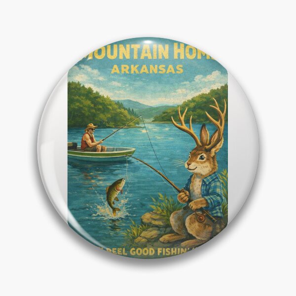Item preview, Mountain Home Arkansas White River Valley Fishing Landscape near Lake Norfork and Bull Shoals Lake in the Arkansas Ozarks designed and sold by Places On Earth.