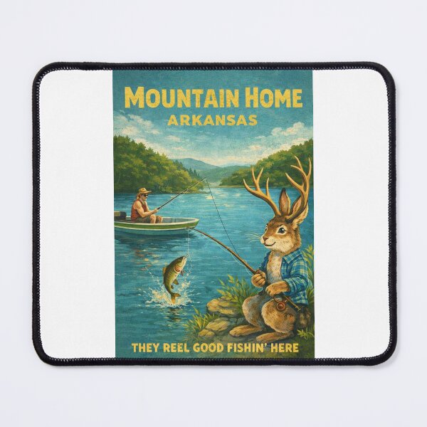 Item preview, Mountain Home Arkansas White River Valley Fishing Landscape near Lake Norfork and Bull Shoals Lake in the Arkansas Ozarks designed and sold by Places On Earth.