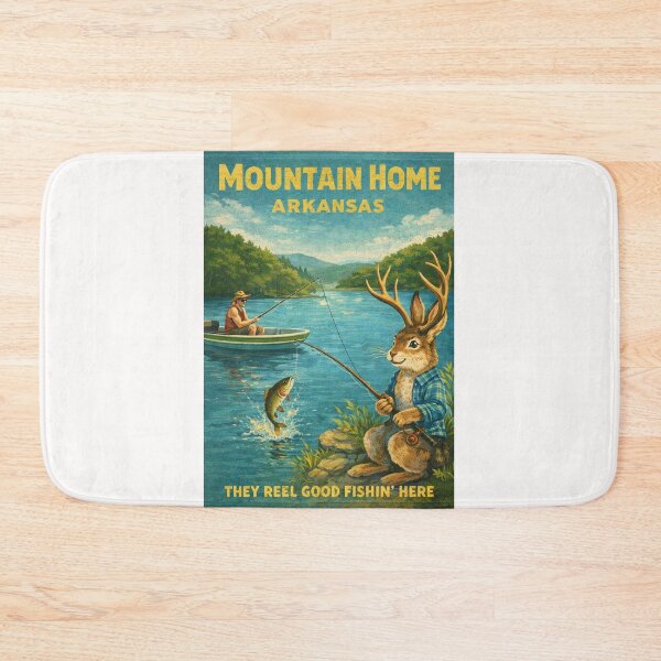 Item preview, Mountain Home Arkansas White River Valley Fishing Landscape near Lake Norfork and Bull Shoals Lake in the Arkansas Ozarks designed and sold by Places On Earth.