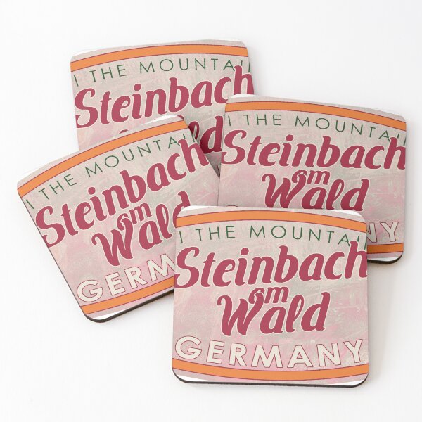Item preview, Steinbach am Wald, Germany, Bavaria, Ski, textured skiing badge designed and sold by Wanderful-roads.