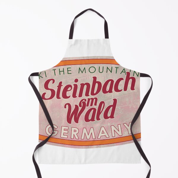 Item preview, Steinbach am Wald, Germany, Bavaria, Ski, textured skiing badge designed and sold by Wanderful-roads.