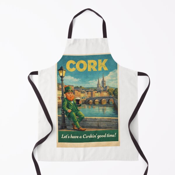 Item preview, Cork Ireland River Lee Waterfront with St Fin Barre Cathedral and Historic Cork City Centre along the River Lee designed and sold by Places On Earth.
