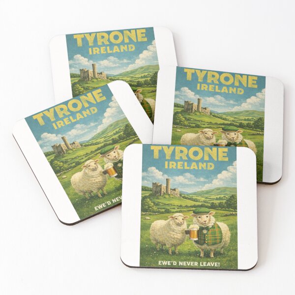 Item preview, Tyrone Northern Ireland Rolling Countryside with Historic Castle Ruins and Green Hills of County Tyrone designed and sold by Places On Earth.