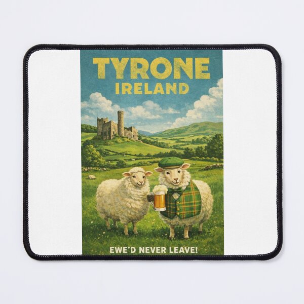 Item preview, Tyrone Northern Ireland Rolling Countryside with Historic Castle Ruins and Green Hills of County Tyrone designed and sold by Places On Earth.