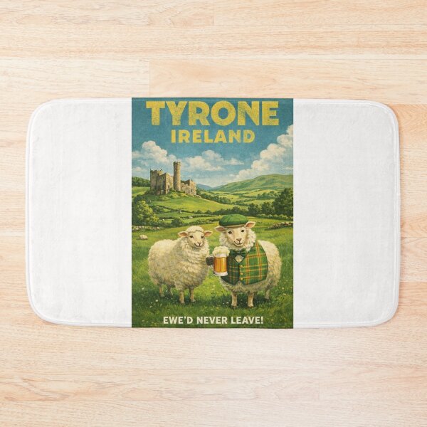 Item preview, Tyrone Northern Ireland Rolling Countryside with Historic Castle Ruins and Green Hills of County Tyrone designed and sold by Places On Earth.