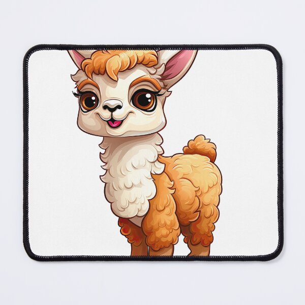 Item preview, Cute Baby Animals Stickers Lama designed and sold by Eiwaprints.