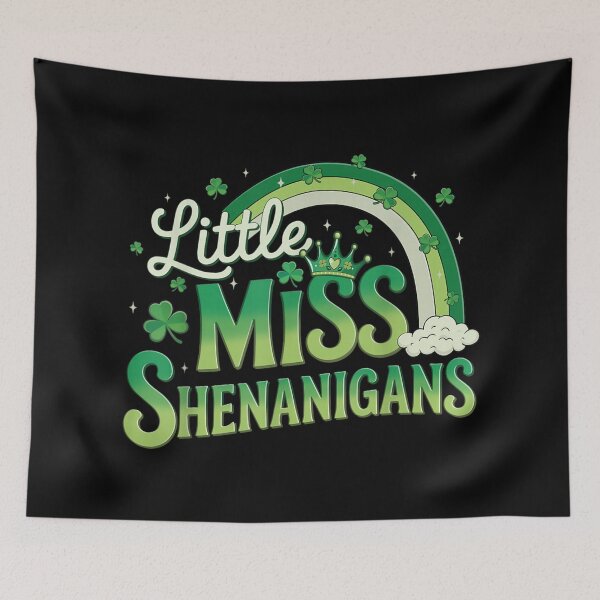 Item preview, Little Miss Shenanigans Funny St Patrick's Day designed and sold by Taniyah Gomes.
