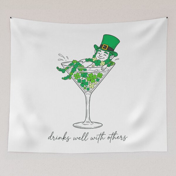 Item preview, Funny Leprechaun Martini St Patrick's Day Drink designed and sold by Taniyah Gomes.