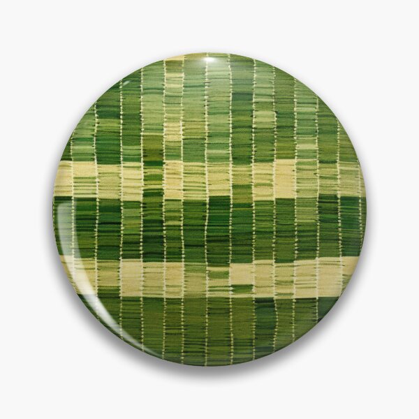 Item preview, Moroccan Handmade Carpet with Green Vertical Striped Pattern designed and sold by GrinGalore.