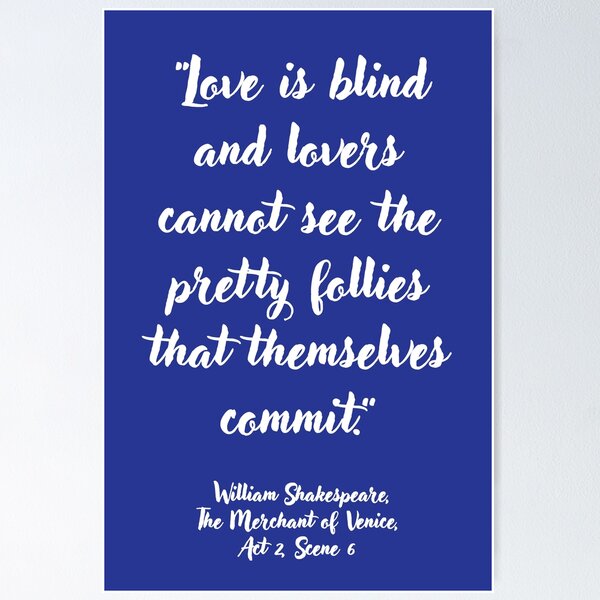 Item preview, Shakespeare Quote designed and sold by CharlottePlaceArt.