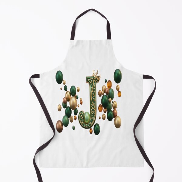 Item preview, Royal Emerald & Gold Letter J Monogram - Enchanted Princess Crown Design? designed and sold by KalamAura.