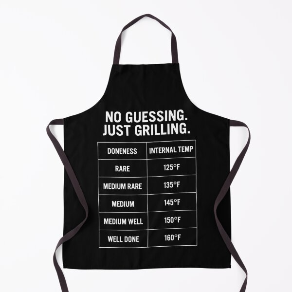 Item preview, No Guessing Just Grilling Meat Temperature Guide designed and sold by SplashTastic.