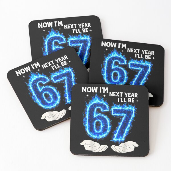 Item preview, Now I'm 67 Funny Birthday Party Design designed and sold by Serene woods.
