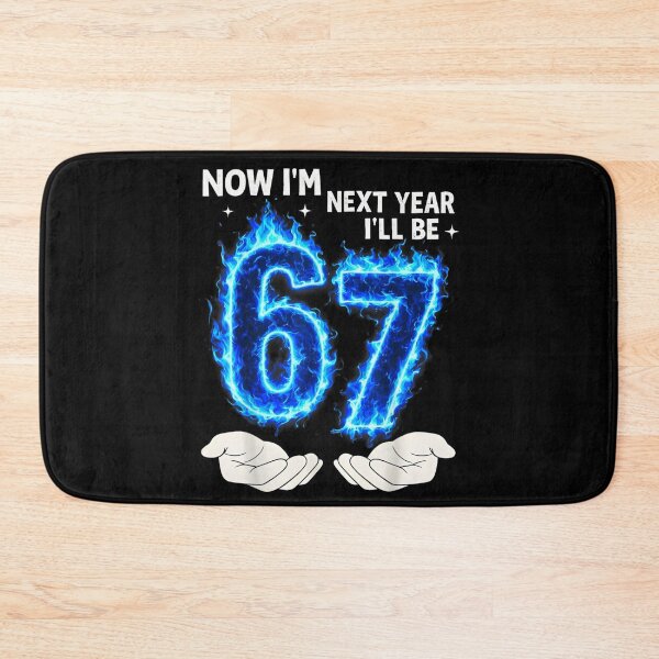 Item preview, Now I'm 67 Funny Birthday Party Design designed and sold by Serene woods.