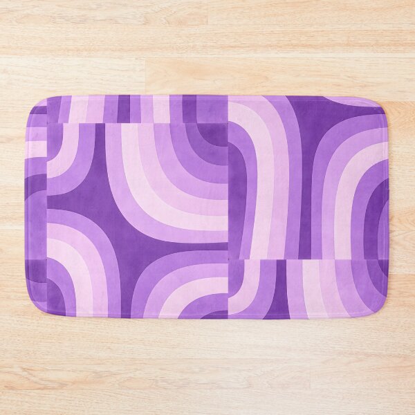 Item preview, Purple Retro Arches – Abstract Geometric Gradient Pattern designed and sold by blankTeeShirt.