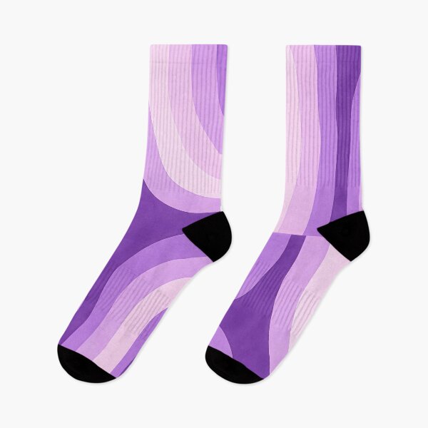 Item preview, Purple Retro Arches – Abstract Geometric Gradient Pattern designed and sold by blankTeeShirt.