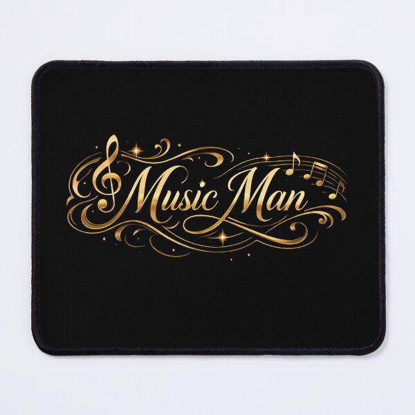 Item preview, Music Man Elegant Gold Typography o designed and sold by Sn1ver.