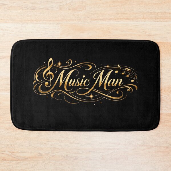 Item preview, Music Man Elegant Gold Typography o designed and sold by Sn1ver.