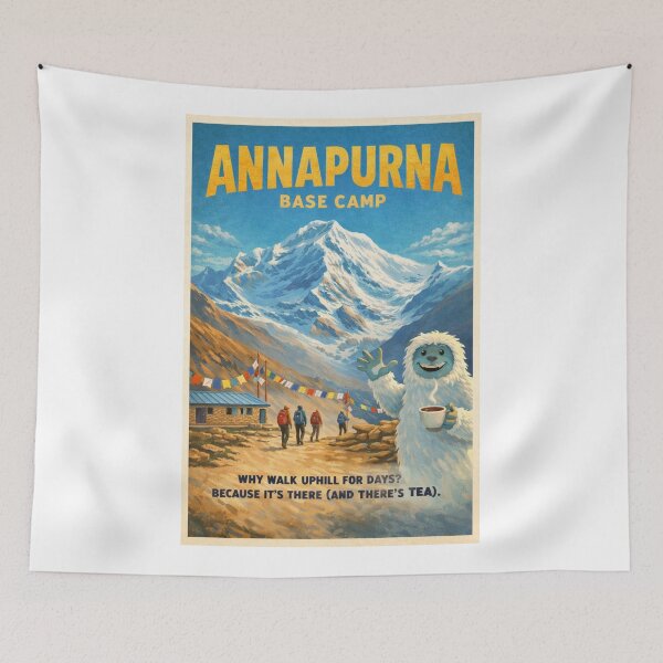 Item preview, Annapurna Base Camp Nepal Himalayas Trekking Route beneath Annapurna I in the Annapurna Conservation Area designed and sold by Aryabek.