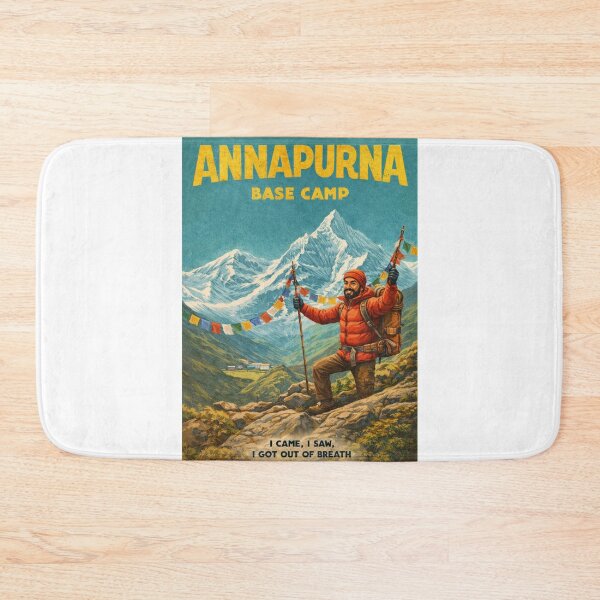 Item preview,  Annapurna Base Camp Nepal Trekking Landscape with Annapurna Himalayas and Machapuchare near Pokhara Nepal designed and sold by Aryabek.