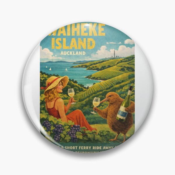 Item preview, Waiheke Island Auckland overlooking Hauraki Gulf vineyards with Rangitoto Island and Auckland Skyline across the Waitematā Harbour designed and sold by Aryabek.