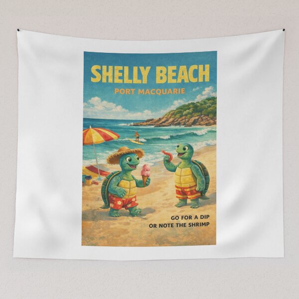 Item preview, Shelly Beach in Port Macquarie along the Mid North Coast of New South Wales near Sea Acres National Park and Lighthouse Beach designed and sold by Aryabek.