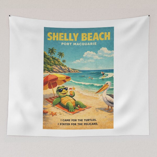 Item preview, Shelly Beach Port Macquarie beside Sea Acres National Park and the Pacific Ocean near Tacking Point Lighthouse on the New South Wales coast designed and sold by Aryabek.