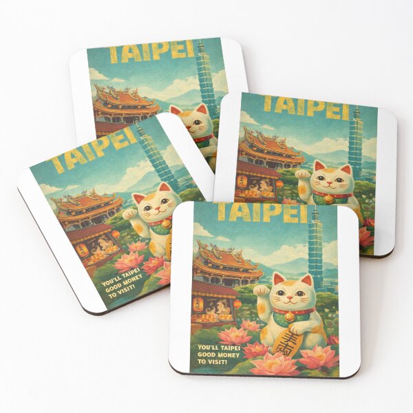 Item preview, Taipei skyline with Taipei 101 and traditional temples in the capital of Taiwan near Xinyi District and Elephant Mountain designed and sold by Aryabek.