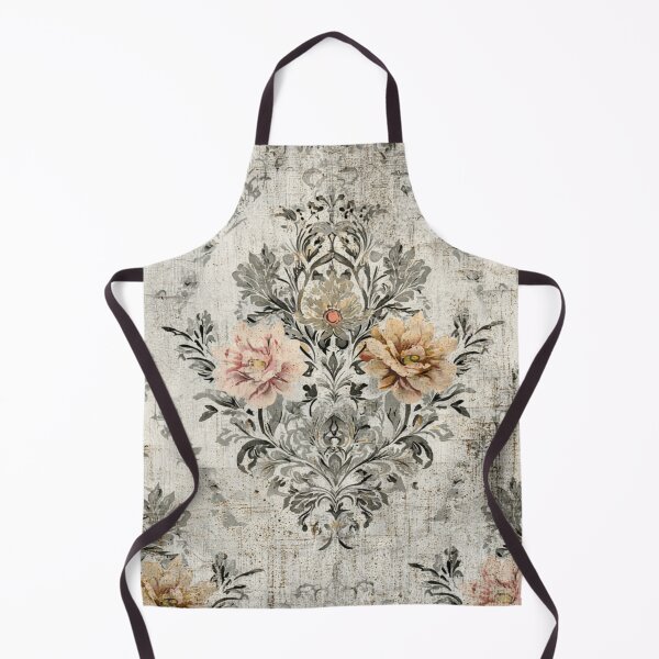 Item preview, Decoupage Vintage Subtle Drawn Flowers Damask 1900 Victorian designed and sold by GrinGalore.