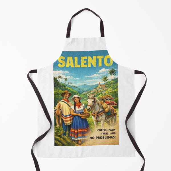 Item preview, Salento in Quindío within Colombia’s Coffee Triangle surrounded by Cocora Valley and Los Nevados National Natural Park designed and sold by Aryabek.