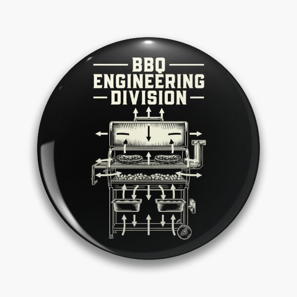 Item preview, BBQ Engineering Division Smoker Airflow Diagram designed and sold by SplashTastic.