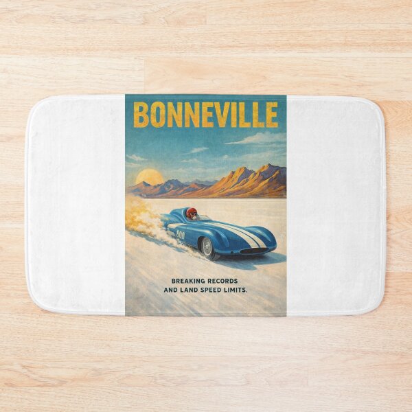 Item preview, Bonneville Salt Flats in Utah along Interstate 80 near the Great Salt Lake Desert and Wendover on the Nevada border designed and sold by Aryabek.