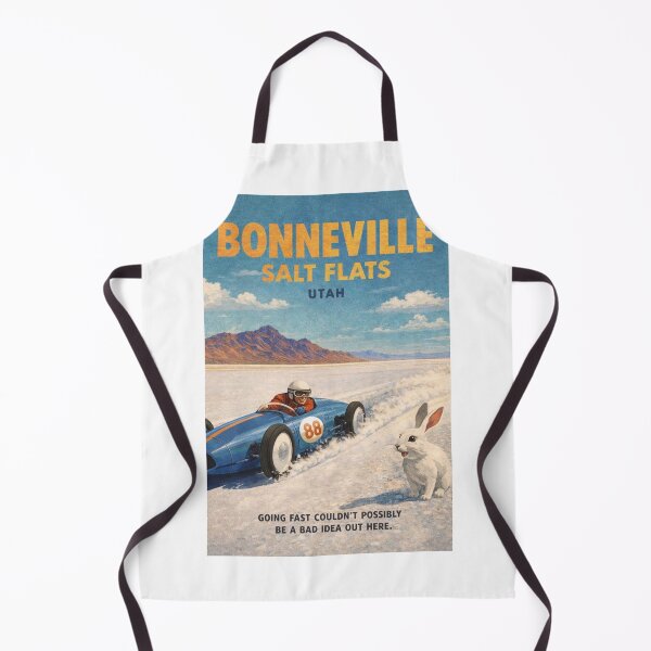 Item preview, Bonneville Salt Flats Utah in the Great Salt Lake Desert near Wendover and the Silver Island Mountains designed and sold by Aryabek.